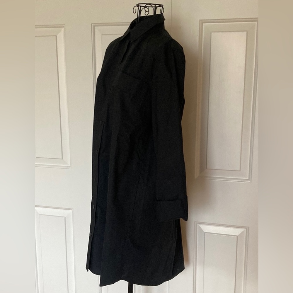 NWT Club Monaco Black Relaxed Shirt Dress Size S - Picture 2 of 14